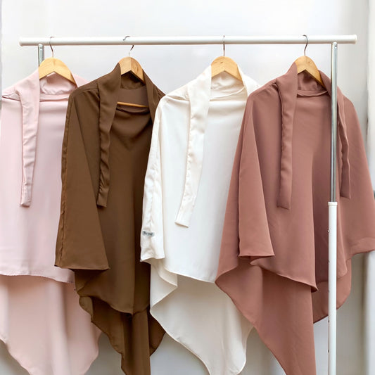 Modest Single - L- Khimar Nude Shades