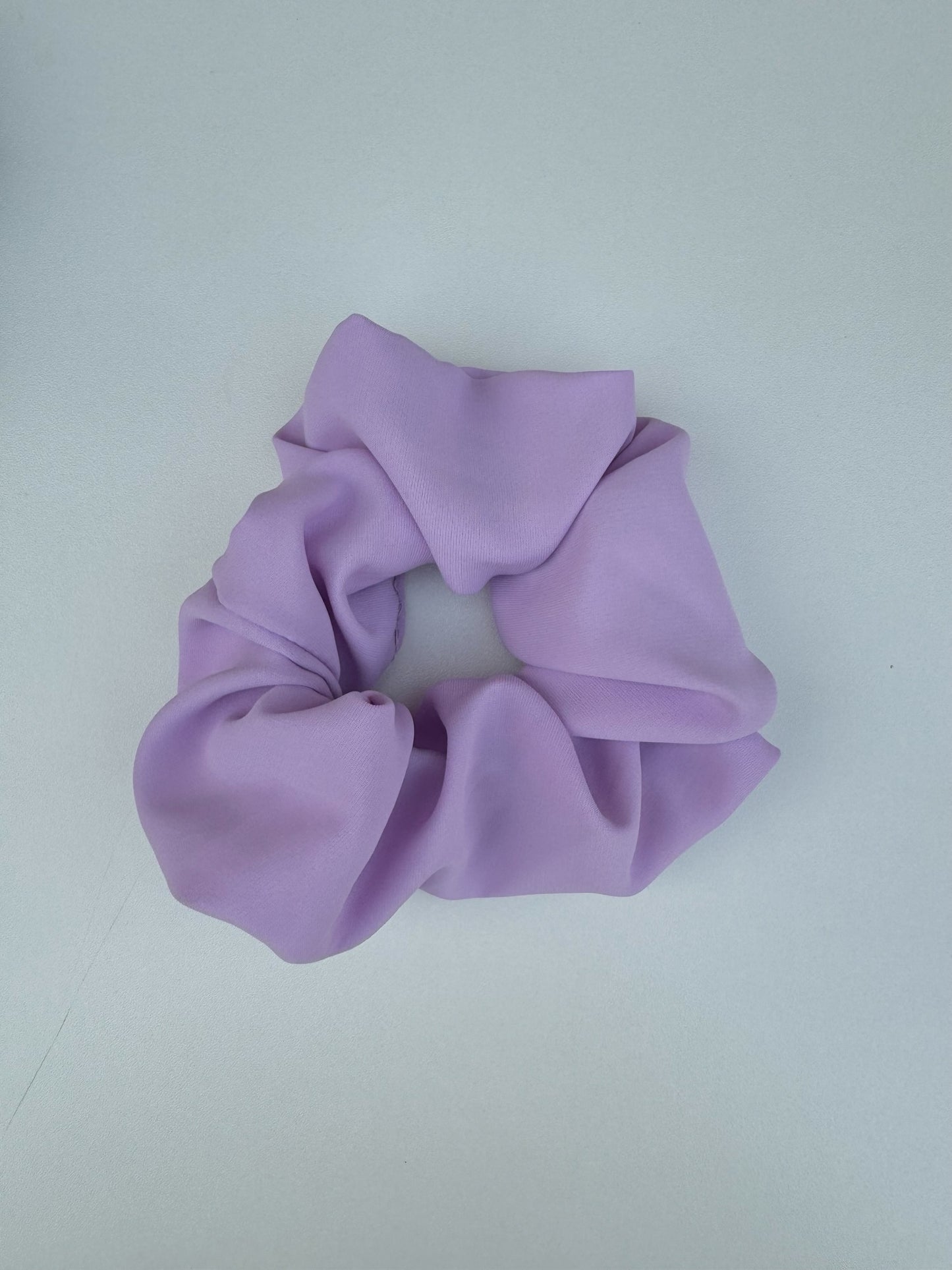 Lavender Purple Georgette Scrunchie